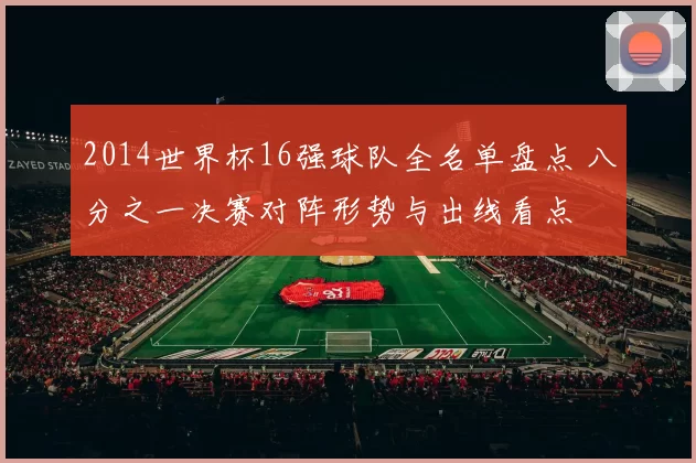 2014世界杯16强球队全名单盘点 八分之一决赛对阵形势与出线看点